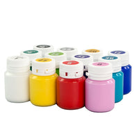 ROSA Acrylic Fabric Paints, 12 x 20 ml
