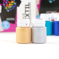 ROSA Acrylic Fabric Paints, 12 x 20 ml