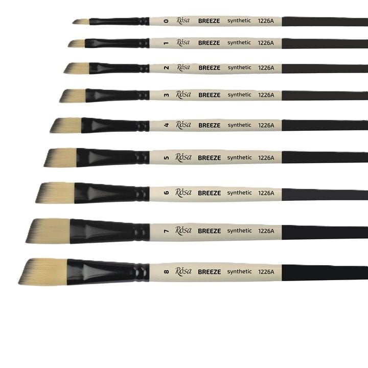 ROSA BREEZE 1226A Synthetic Angled Brush | various sizes — image 1