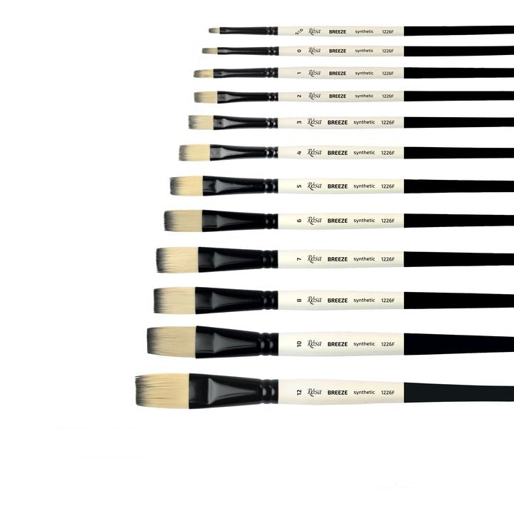 ROSA BREEZE 1226F Synthetic Flat Brush | various sizes — image 2