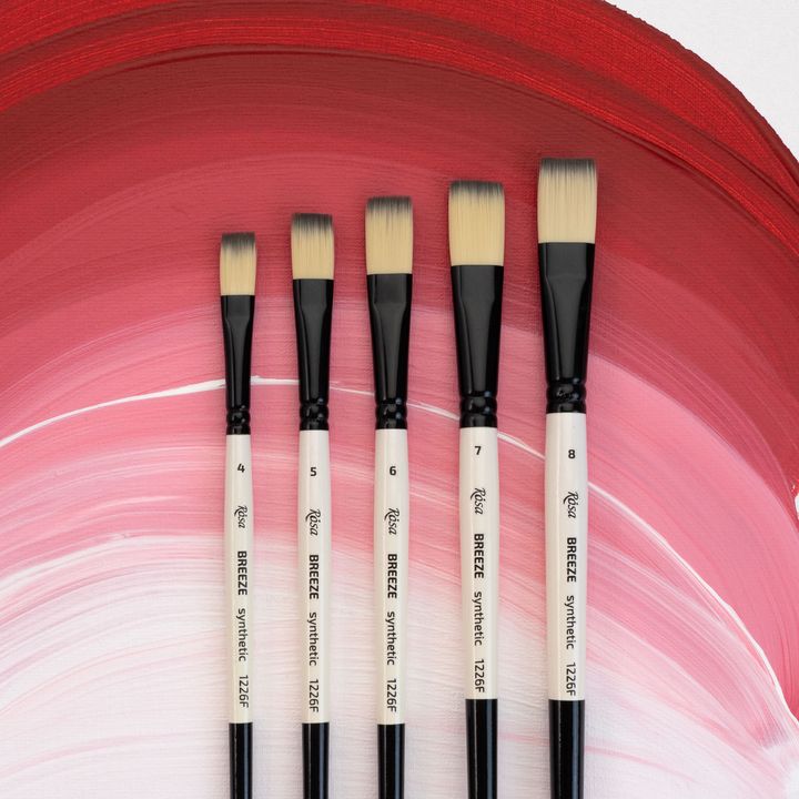 ROSA BREEZE 1226F Synthetic Flat Brush | various sizes — image 3
