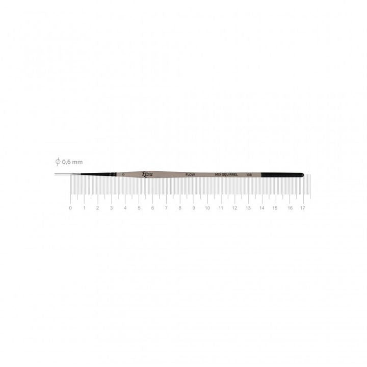 ROSA Flow 138 Round Brush, Synthetic and Squirrel Hair | various sizes — image 1