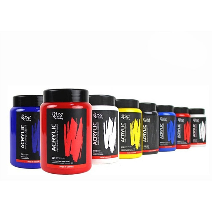 ROSA GALLERY Acrylic Paint, 400 ml – Titanium White (602)