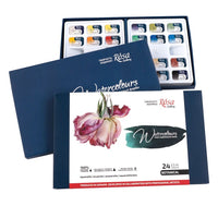 ROSA GALLERY Botanycal Watercolor Set, 24 Colors, Full Pans, Cardboard — image 3