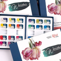 ROSA GALLERY Botanycal Watercolor Set, 24 Colors, Full Pans, Cardboard — image 4