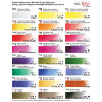 ROSA GALLERY Botanycal Watercolor Set, 24 Colors, Full Pans, Cardboard — image 5