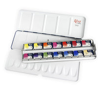 ROSA Gallery “Botanycal” Watercolor Set, Metal Case, 14 Colors, Full Pans — image 4