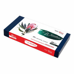 ROSA GALLERY Botanycal Watercolor Set, Metal Case, 28 Colors, Full Pans — image 1