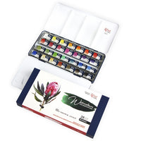 ROSA GALLERY Botanycal Watercolor Set, Metal Case, 28 Colors, Full Pans — image 4