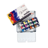 ROSA GALLERY Watercolor Set "Monopigmented", Metal Case, Indigo, 12 Colors, Full Pans — image 6