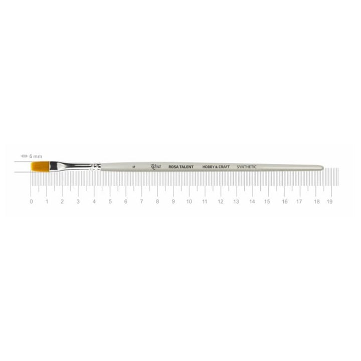 Rosa Hobby & Craft Flat Brush | various sizes — image 3