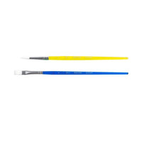 ROSA Kids Set of 2 Synthetic Brushes, Round Brush No. 6, Flat Brush No. 6 — image 3