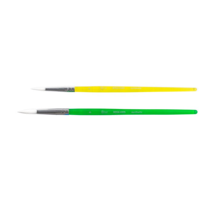 ROSA Kids Set of 2 Synthetic Brushes | Round Brushes No. 6, 8 — image 3
