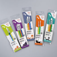 ROSA Kids Set of 3 Synthetic Brushes | Round No. 6, 8, Flat No. 10 — image 5
