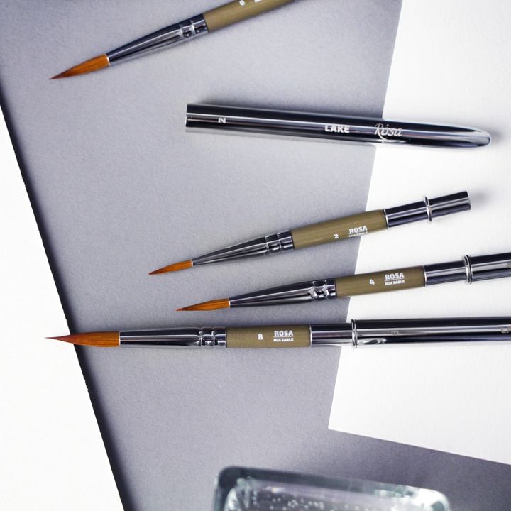 ROSA LAKE 178 Round Travel Brush | various sizes — image 2
