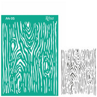 Rosa Self-Adhesive Stencil Talent A4, Pattern No. 05