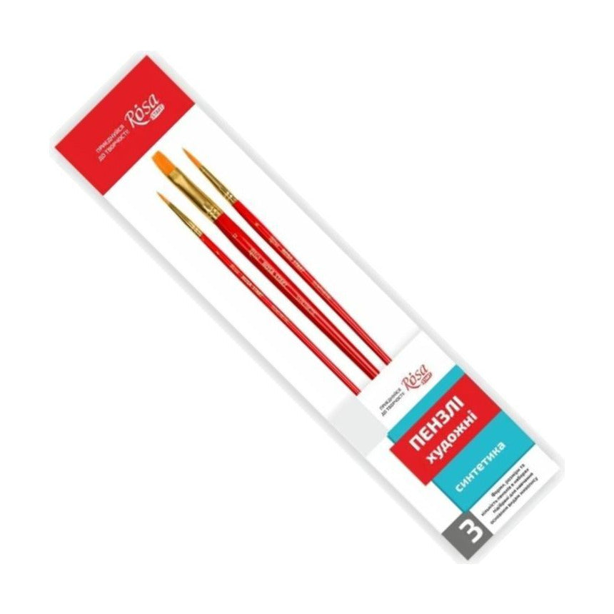ROSA Start 2 Universal Brush Set - 3 pcs (No. 2, 6, 12)