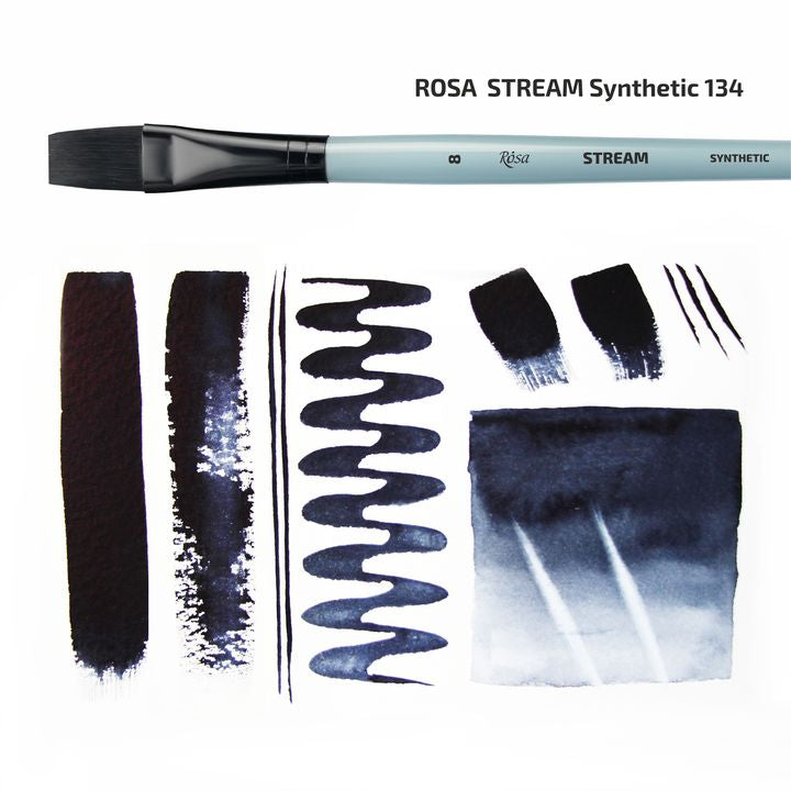 ROSA STREAM 134 Synthetic Flat Brush | various sizes — image 4