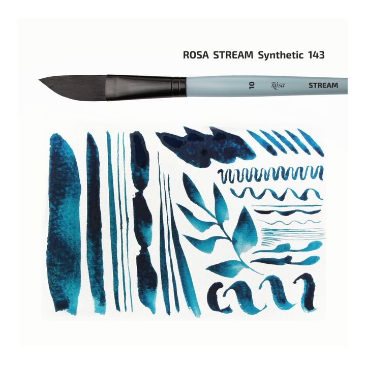ROSA STREAM 143 Angled Synthetic Brush | various sizes — image 3
