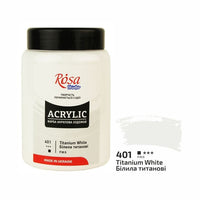 ROSA STUDIO Acrylic Paint, 400 ml – Titanium White (401)