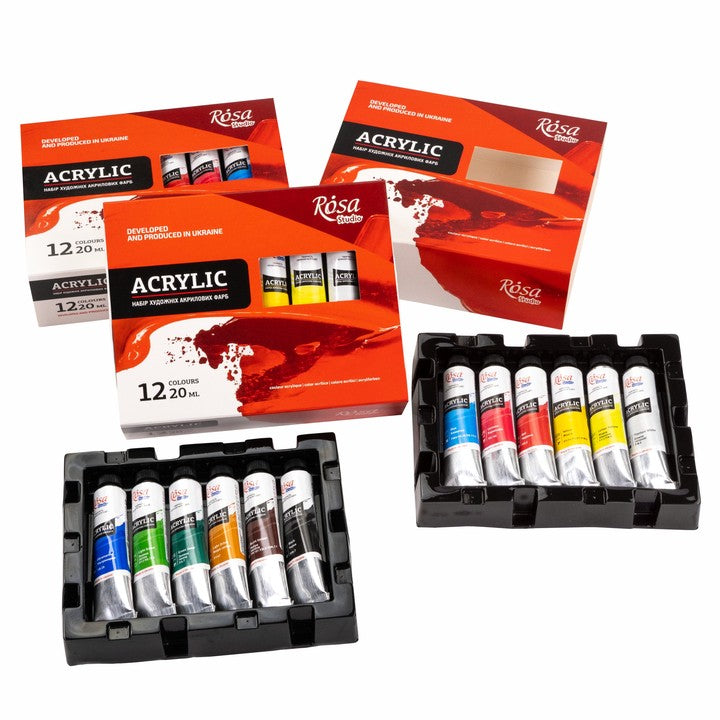 ROSA STUDIO Acrylic Paint Set | 12 x 20 ml — image 3