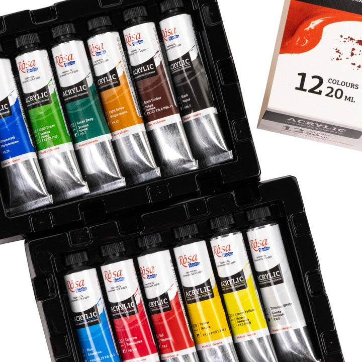 ROSA STUDIO Acrylic Paint Set | 12 x 20 ml — image 4