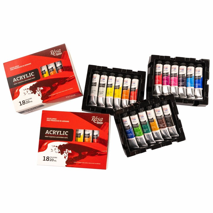 ROSA STUDIO Acrylic Paint Set | 18x20 ml — image 3