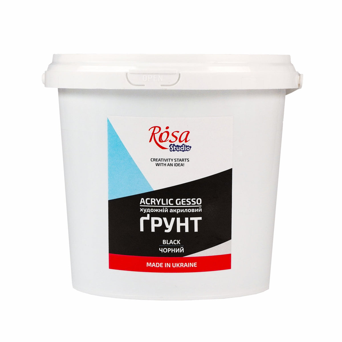 Acrylic Gesso black ROSA Studio – 1000 ml