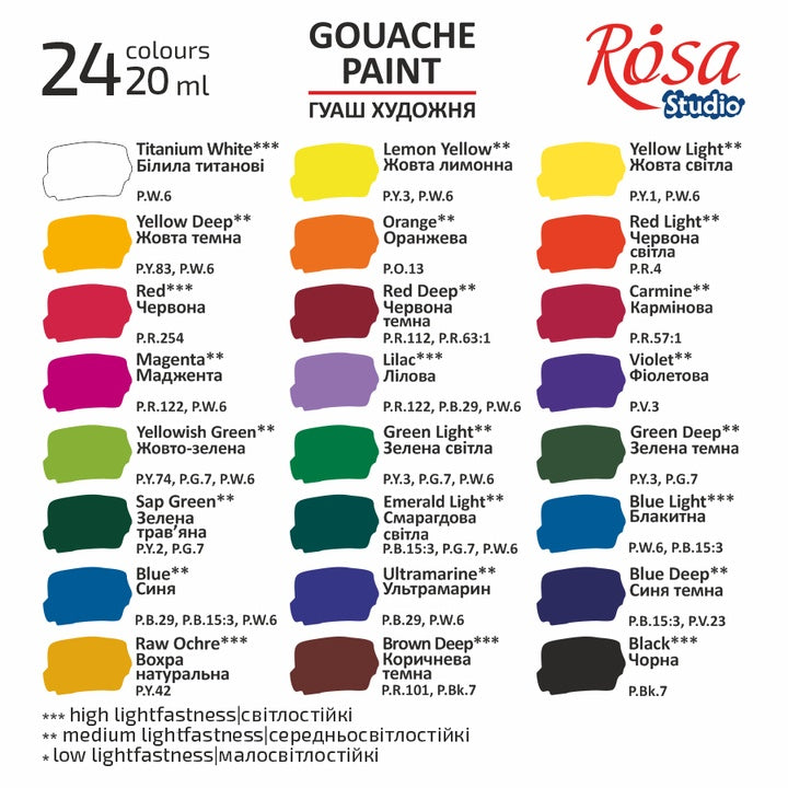 ROSA STUDIO Gouache Paint Set — image 7