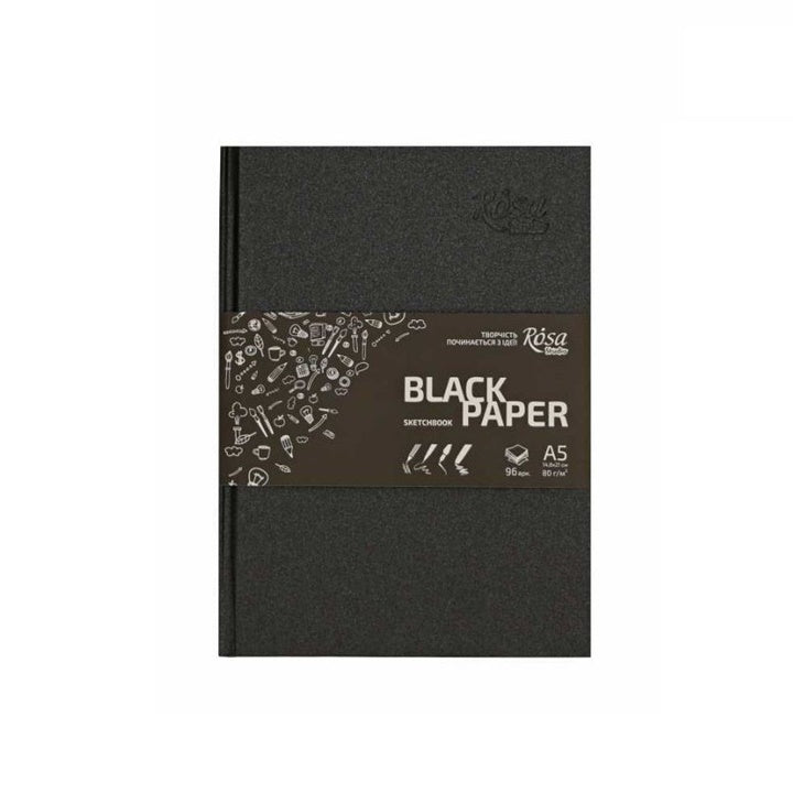 Rosa Studio Sketch Pad with Black Sheets | various sizes — image 1