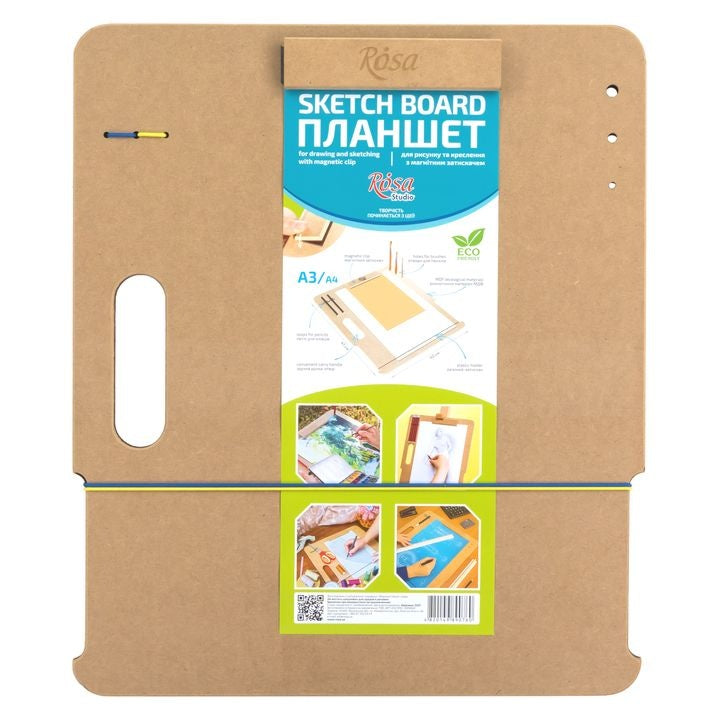 ROSA STUDIO Sketchbook with Magnetic Clip, A3 (40x47 cm), MDF — image 5