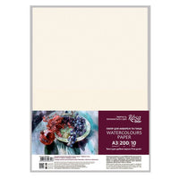 ROSA STUDIO Watercolor Paper A3 (29.7x42 cm), 10 Sheets, Fine-Grain, 200 g/m² — image 1