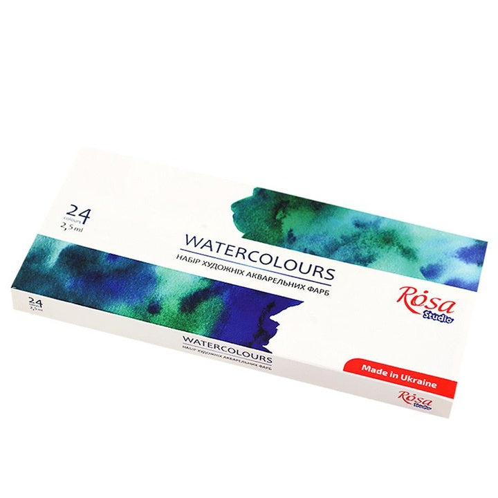 ROSA STUDIO Watercolor Set, 24 x 2.5 ml, Full Pans, Cardboard — image 2