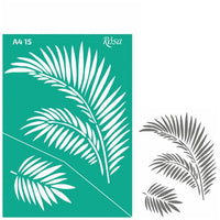 Rosa Talent A4 Self-Adhesive Stencil, Pattern No. 15