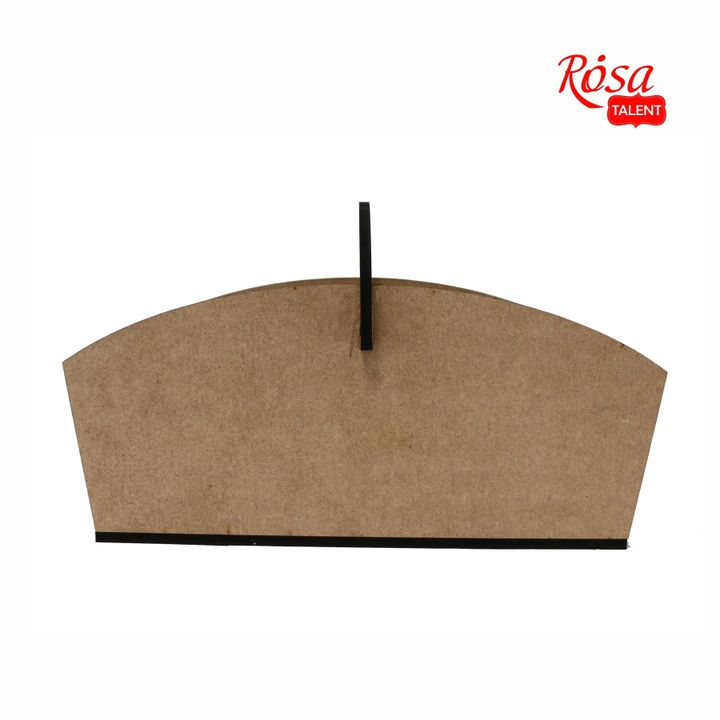 ROSA TALENT Basket with Handle, MDF, 33.5 × 18 × 18.5 cm