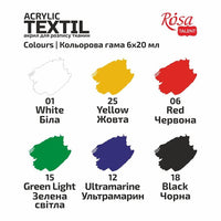 ROSA TALENT CAT Acrylic Paint Set for Fabric — image 4