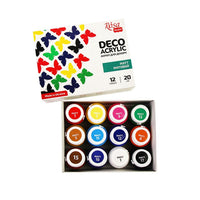 ROSA TALENT Matte Acrylic Paint for Decorations, Set of 12 x 20 ml — image 2