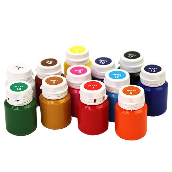 ROSA TALENT Matte Acrylic Paint for Decorations, Set of 12 x 20 ml — image 3
