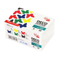 ROSA TALENT Matte Acrylic Paints for Decorations, Set of 6 x 20 ml — image 1