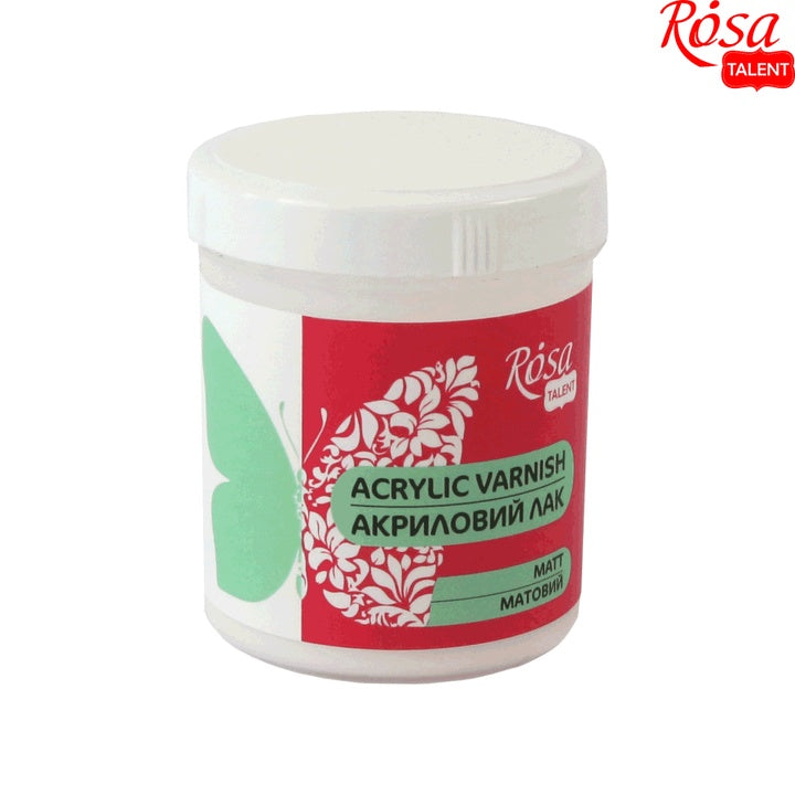 ROSA TALENT Matte Acrylic Varnish for Decorations, 100 ml — image 1