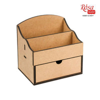 ROSA TALENT MDF Organizer, Chest of Drawers with 1 Drawer, 20x15x20.5 cm
