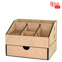 ROSA TALENT MDF Organizer with 1 Drawer, 22.5x18x16.5 cm, image 1