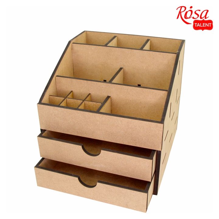 ROSA TALENT MDF Organizer with 2 Drawers 22.5x22.5x22.5 cm — image 2