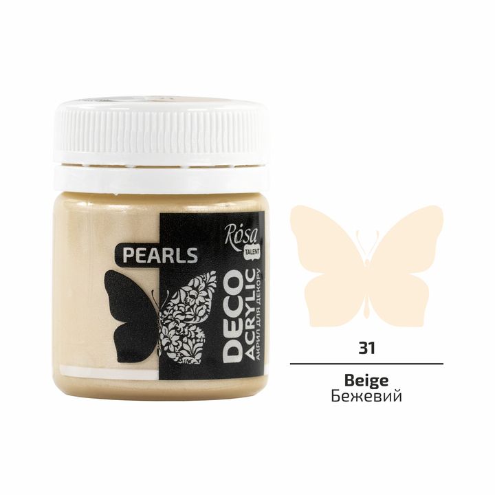 ROSA TALENT Pearlescent Decorative Acrylic Paint 20 ml | various shades — image 2
