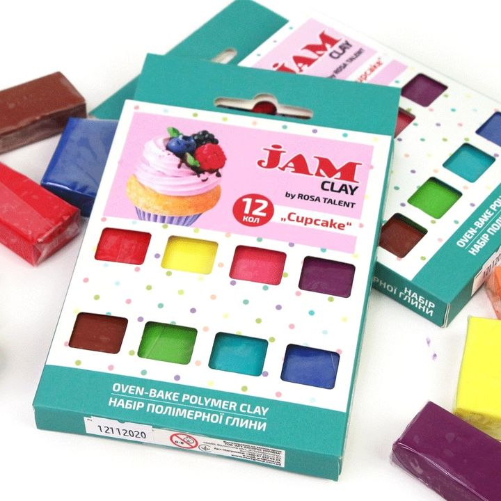 Rosa Talent Polymer Clay Set Cupcake 12 x 20 g — image 2