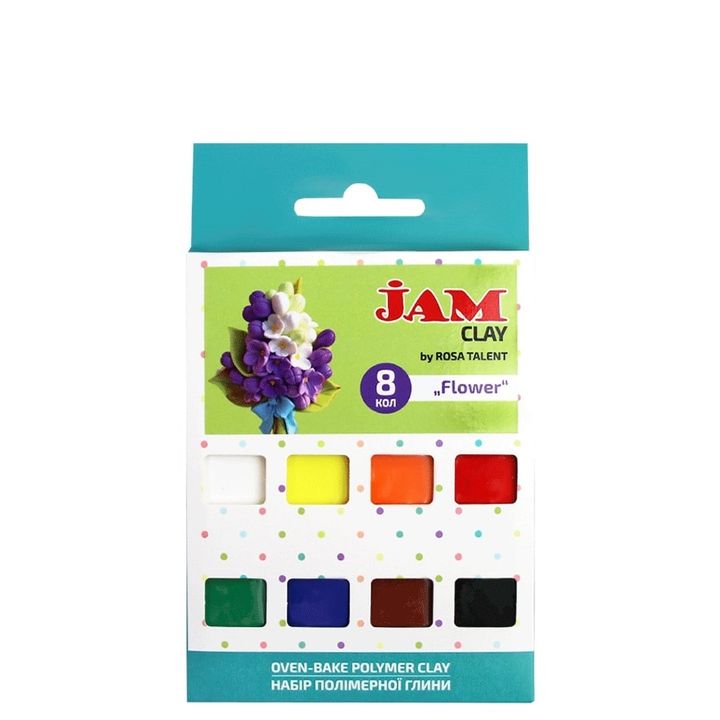 Rosa Talent Polymer Clay Set Flower, 8 x 20 g — image 1