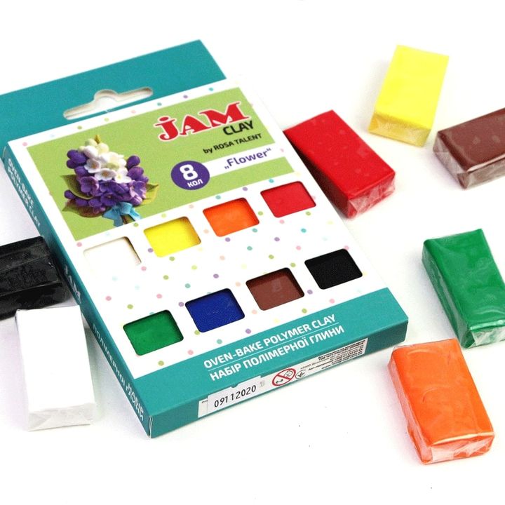 Rosa Talent Polymer Clay Set Flower, 8 x 20 g — image 2