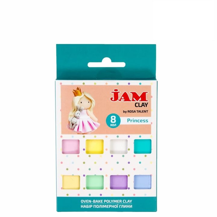 Rosa Talent Polymer Clay Set, Princess, 8 x 20 g — image 1