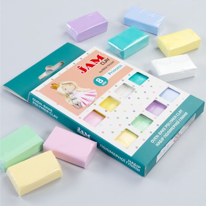Rosa Talent Polymer Clay Set, Princess, 8 x 20 g — image 2