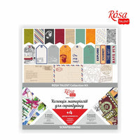 ROSA TALENT Scrapbooking Paper Make Your Journey 30.48x30.48 cm + 4 Decorations